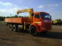 Кран манипулятор Soosan SCS SCS 736 на шасси КАМАЗ 43118