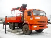 Кран манипулятор Kanglim KS-2056 на шасси КАМАЗ 43118