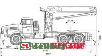 КМУ Kanglim KS 1256G-II на шасси Урал-4320