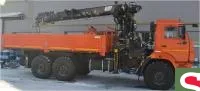 Бортовой Камаз 43118-23027-50 с КМУ Dong Yang SS 2036 с буром